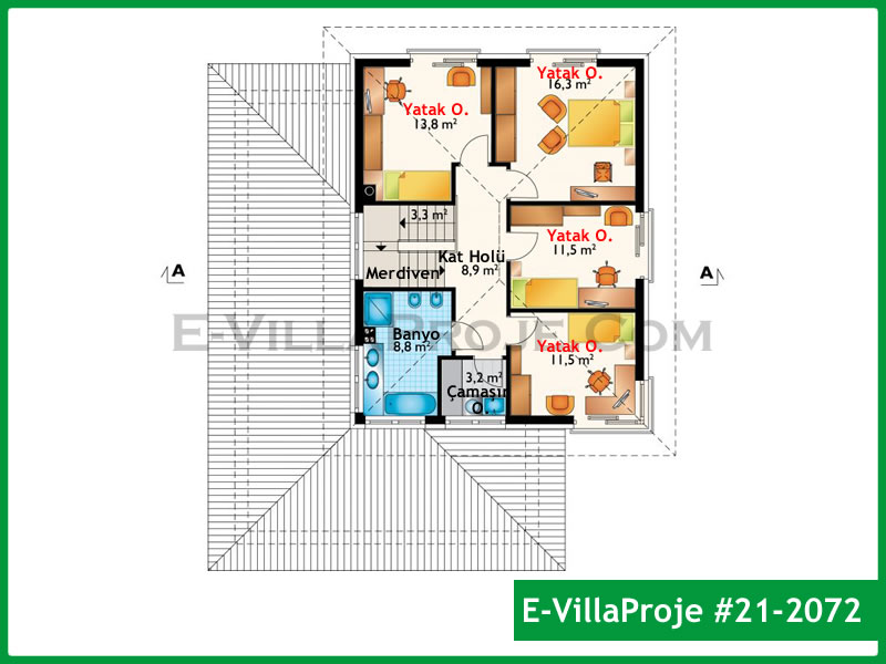 Model 21-2072 — 223 m², 2 Kat thumbnail 3