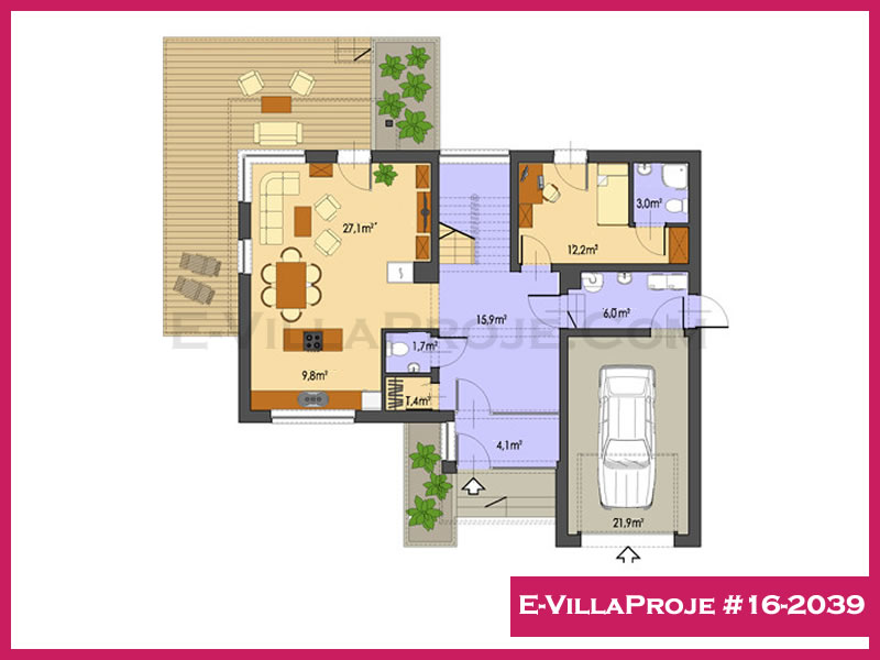 Model 16-2039 — 224 m², 2 Kat thumbnail 2