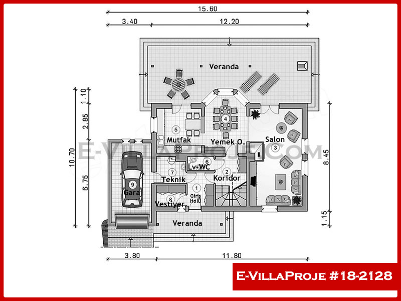 Modell 18-2128 — 224 m², 1 Geschoss thumbnail 2