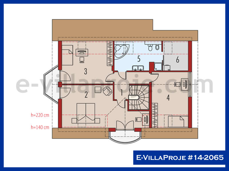 Modell 14-2065 — 225 m², 2 Geschosse thumbnail 3