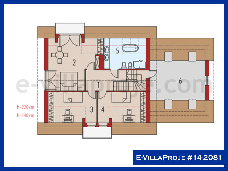 Model 14-2081 — 226 m², 2 Kat thumbnail 3