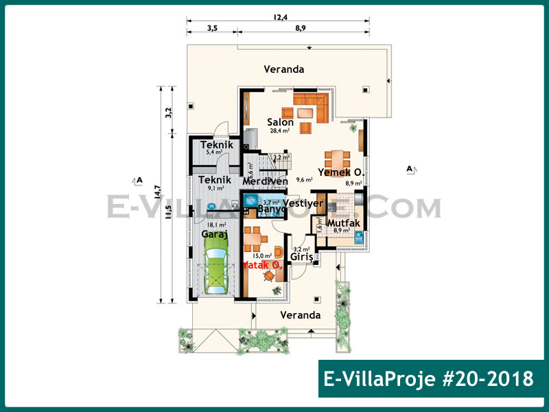 Model 20-2018 — 227 m², 2 storeys thumbnail 2
