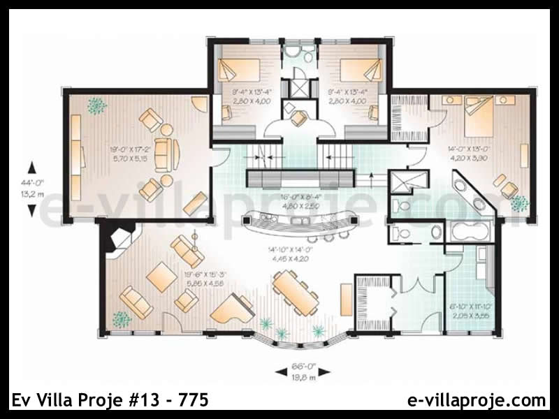 Modell 13-775 — 228 m², 2 Geschosse thumbnail 2