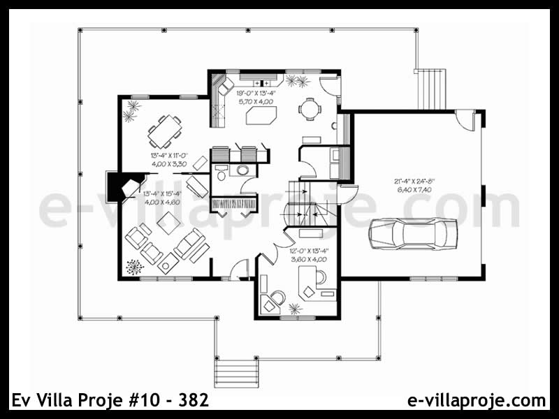 Modell 10-382 — 229 m², 2 Geschosse thumbnail 2
