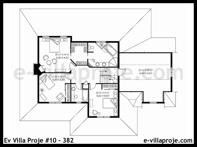 Modell 10-382 — 229 m², 2 Geschosse thumbnail 3