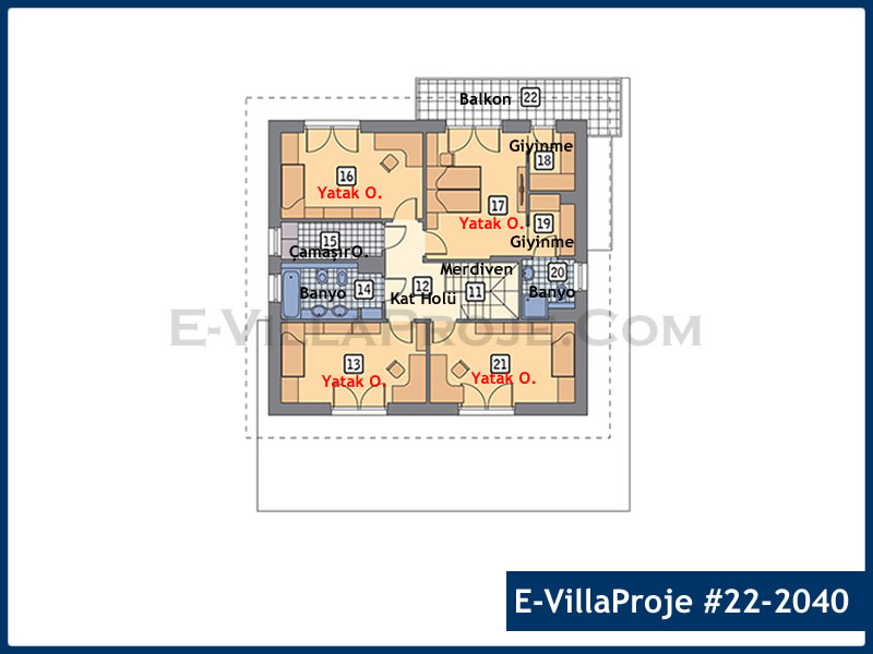 Model 22-2040 — 229 m², 2 Kat thumbnail 3