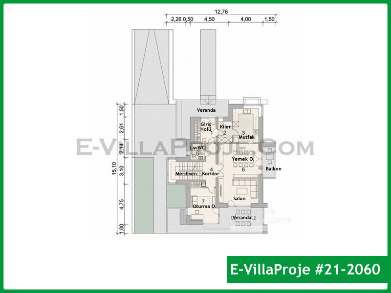 Modell 21-2060 — 229 m², 2 Geschosse thumbnail 2