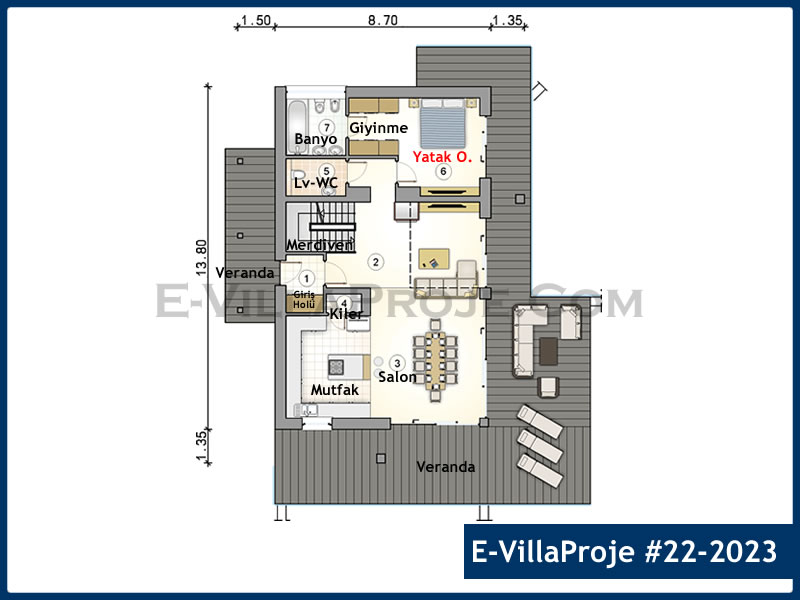 Model 22-2023 — 230 m², 2 Kat thumbnail 2