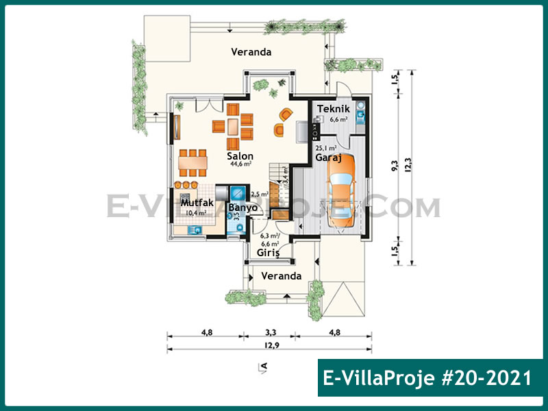 Model 20-2021 — 230 m², 2 storeys thumbnail 2