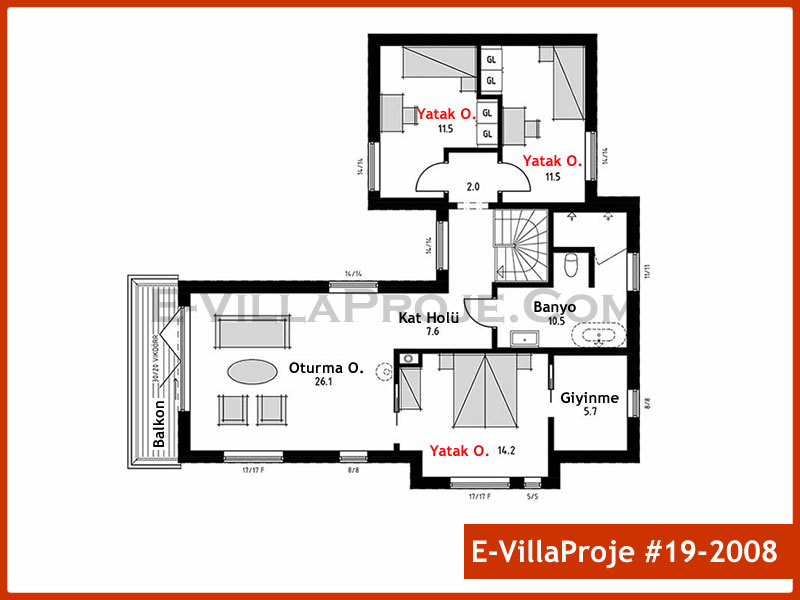 Model 19-2008 — 231 m², 2 Kat thumbnail 3