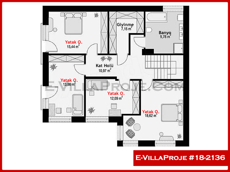 Modell 18-2136 — 231 m², 2 Geschosse thumbnail 3