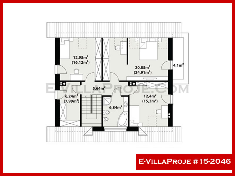 Modell 15-2046 — 232 m², 2 Geschosse thumbnail 3