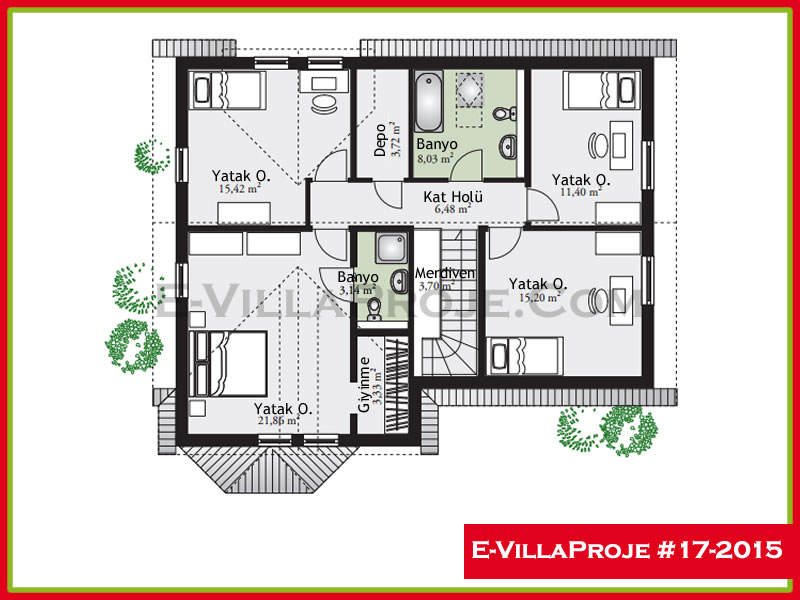 Model 17-2015 — 233 m², 2 Kat thumbnail 3