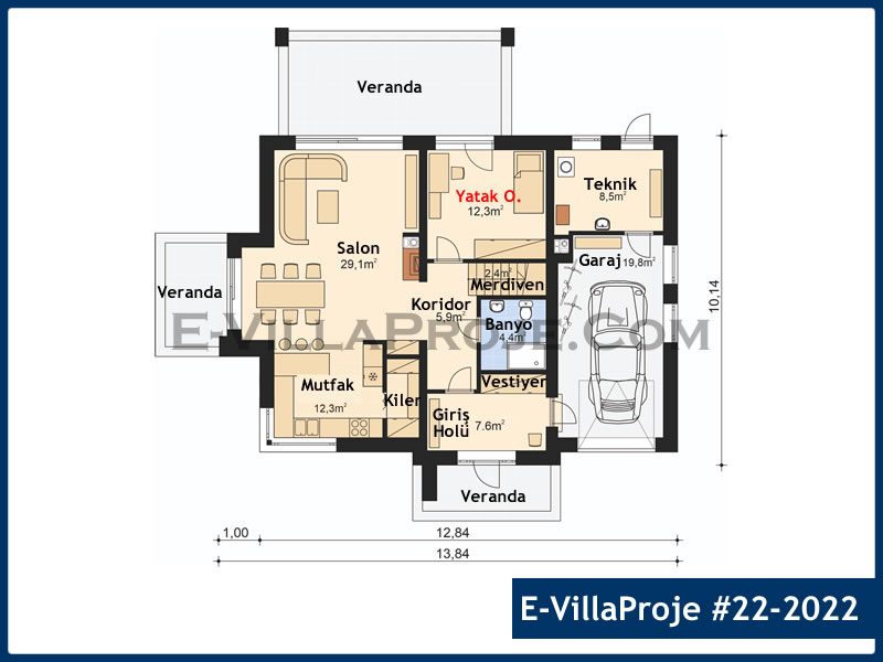Model 22-2022 — 234 m², 2 storeys thumbnail 2