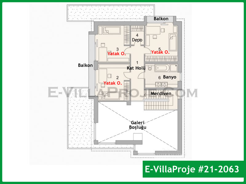 Model 21-2063 — 234 m², 2 Kat thumbnail 3