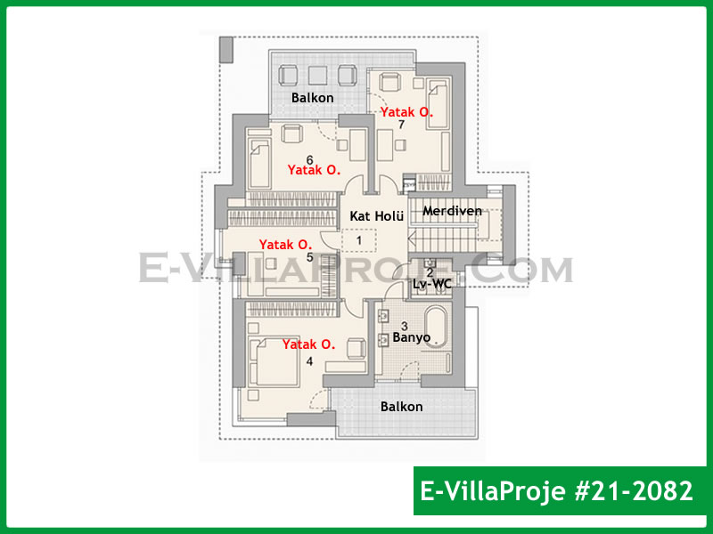 Model 21-2082 — 234 m², 2 Kat thumbnail 3
