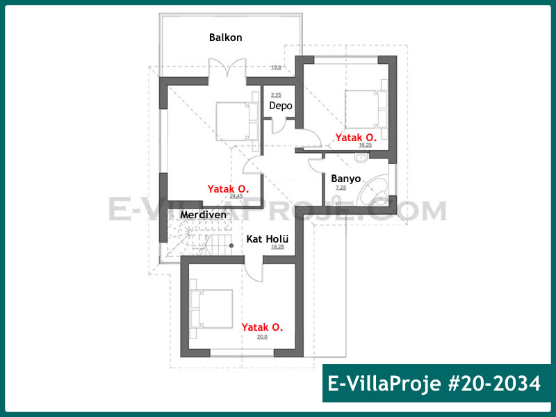 Modell 20-2034 — 234 m², 2 Geschosse thumbnail 3
