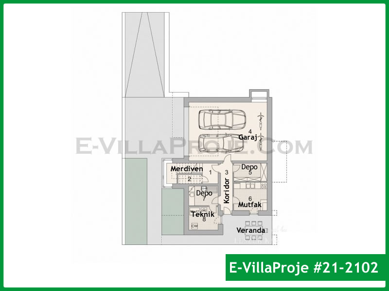 Model 21-2102 — 234 m², 3 storeys thumbnail 4
