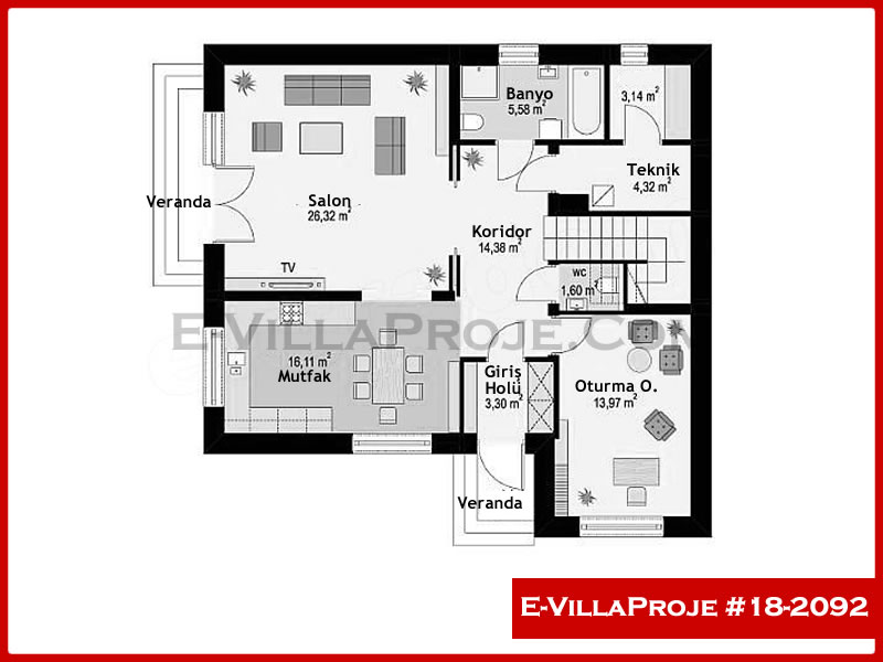 Model 18-2092 — 235 m², 2 storeys thumbnail 2