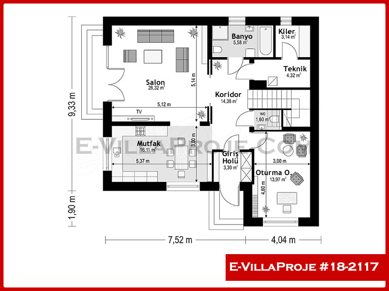 Model 18-2117 — 235 m², 2 Kat thumbnail 2