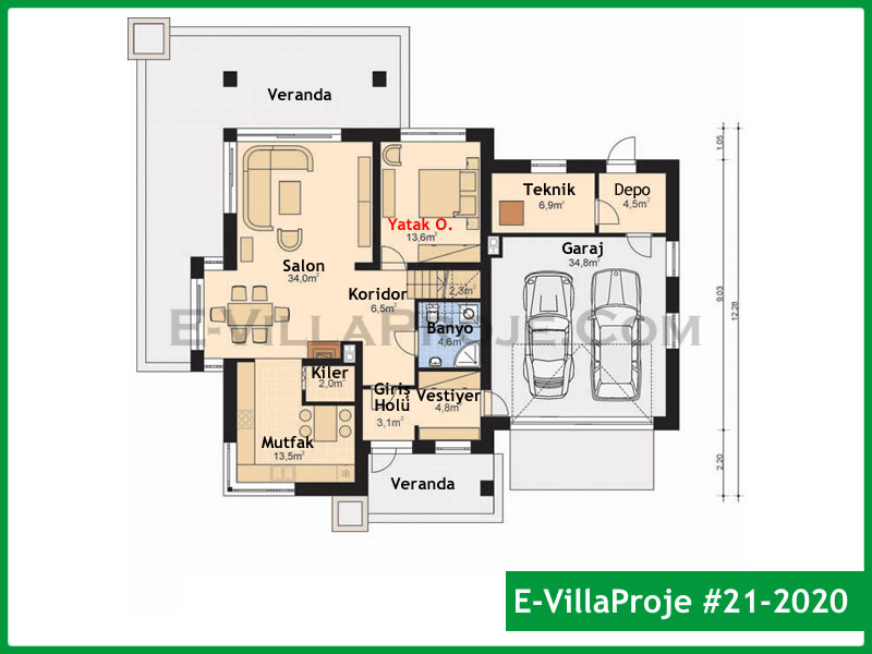 Modell 21-2020 — 235 m², 2 Geschosse thumbnail 2