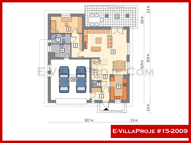 Model 15-2009 — 235 m², 2 Kat thumbnail 2