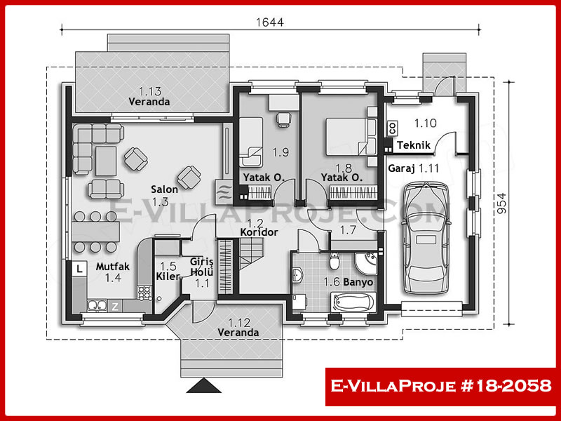 Model 18-2058 — 236 m², 2 Kat thumbnail 2
