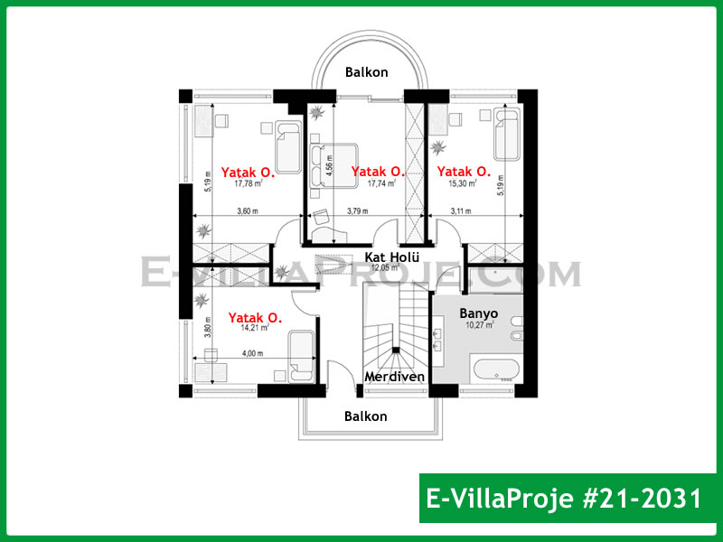 Model 21-2031 — 236 m², 2 Kat thumbnail 3