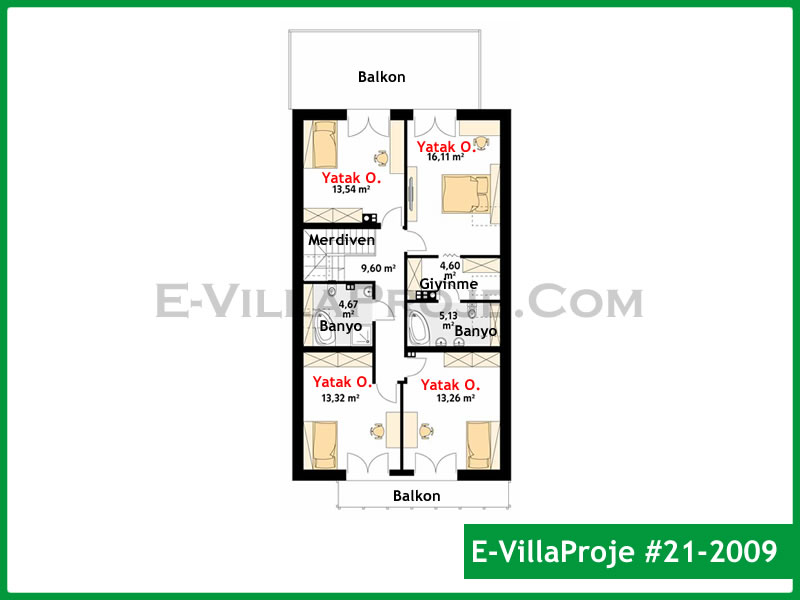 Model 21-2009 — 237 m², 2 Kat thumbnail 3