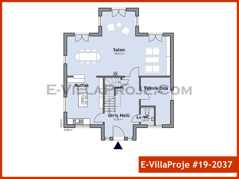 Modell 19-2037 — 238 m², 2 Geschosse thumbnail 2