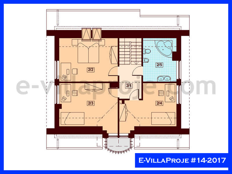 Modell 14-2017 — 238 m², 2 Geschosse thumbnail 3