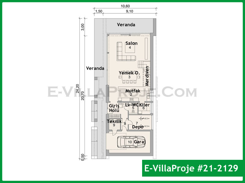 Model 21-2129 — 239 m², 2 Kat thumbnail 2