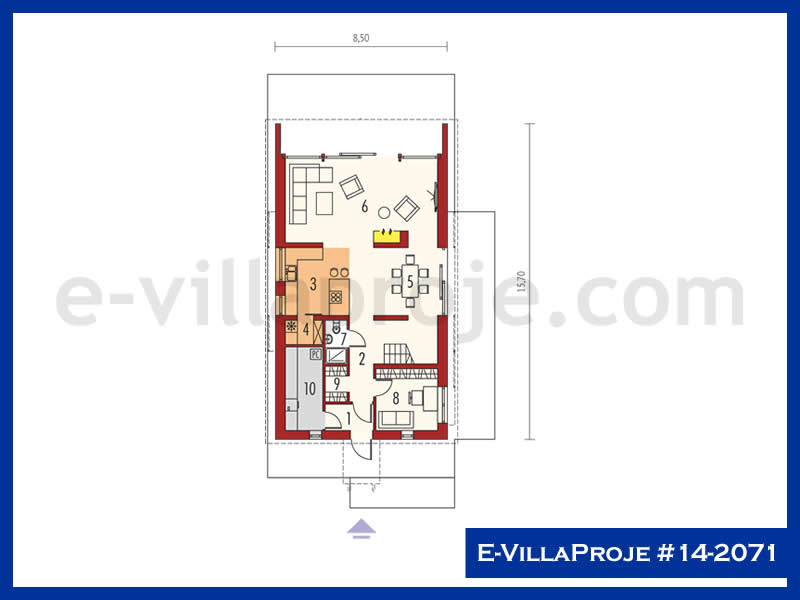 Model 14-2071 — 240 m², 2 Kat thumbnail 2