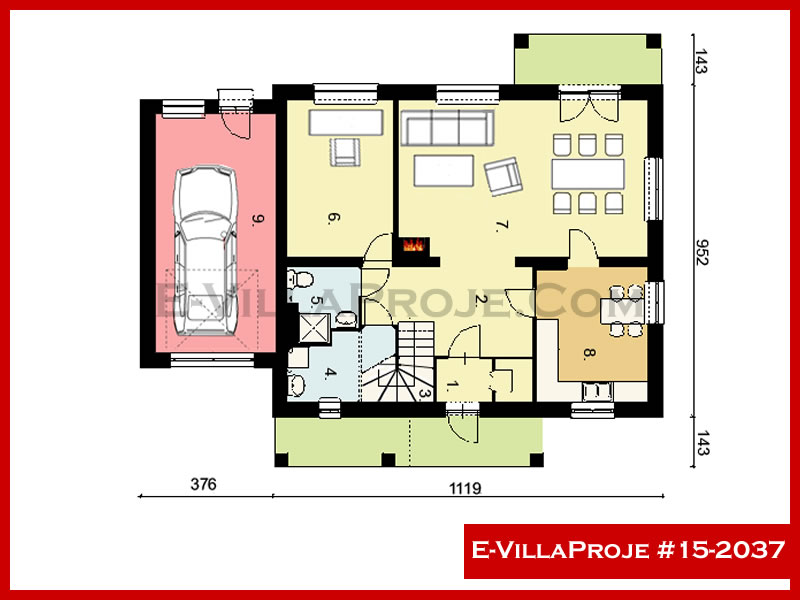Modell 15-2037 — 240 m², 2 Geschosse thumbnail 2