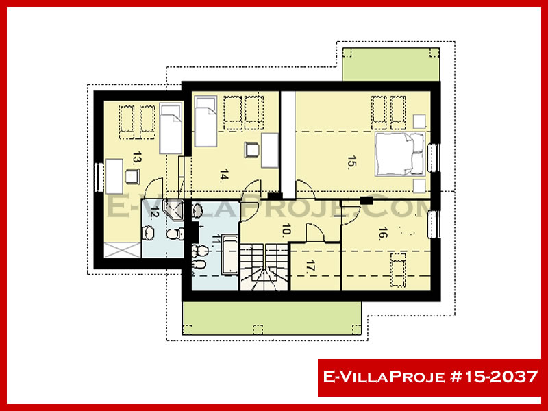 Modell 15-2037 — 240 m², 2 Geschosse thumbnail 3