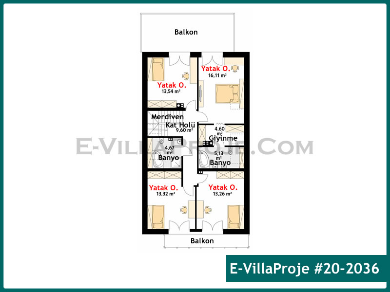 Model 20-2036 — 240 m², 2 Kat thumbnail 3