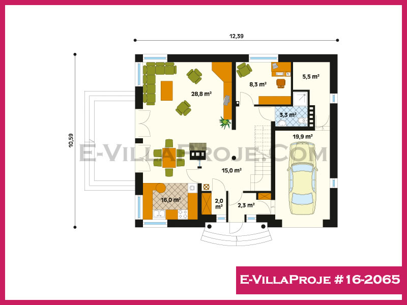 Model 16-2065 — 241 m², 2 Kat thumbnail 2