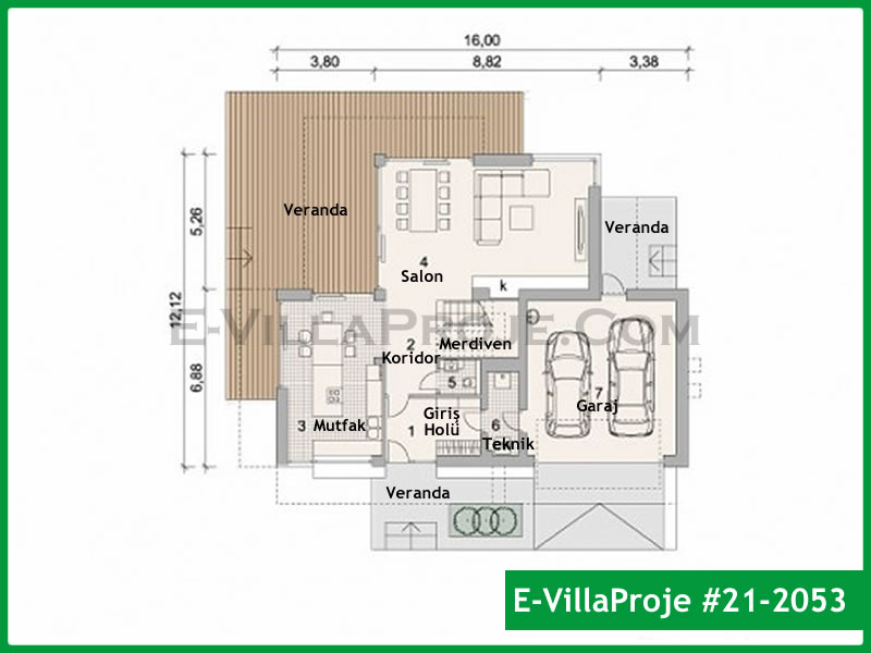 Model 21-2053 — 241 m², 2 Kat thumbnail 2