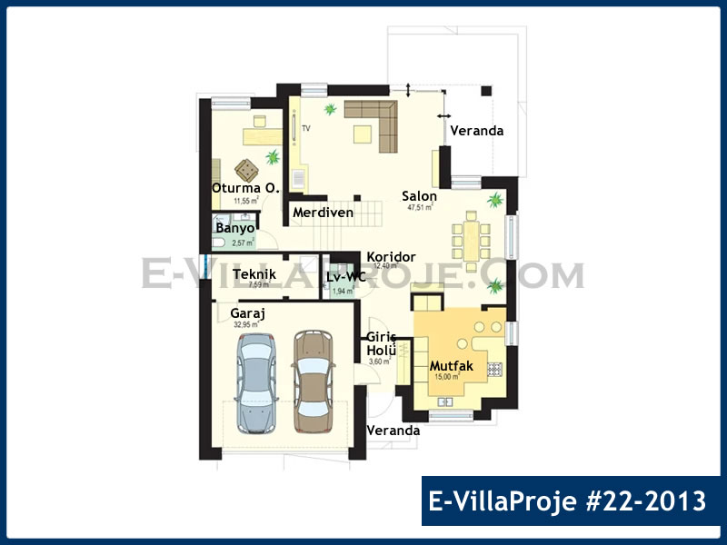 Model 22-2013 — 241 m², 2 storeys thumbnail 2