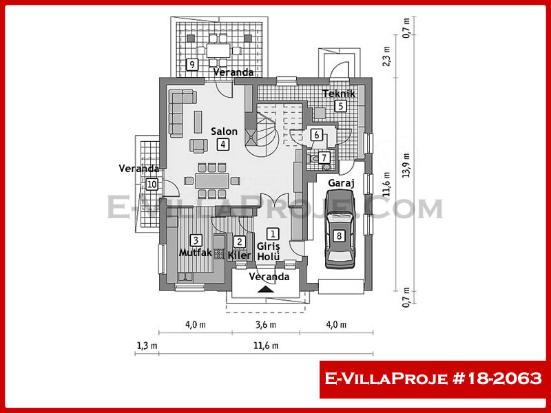 Modell 18-2063 — 241 m², 2 Geschosse thumbnail 2