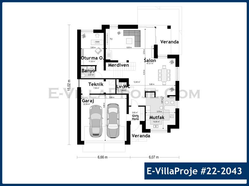 Model 22-2043 — 242 m², 2 Kat thumbnail 2