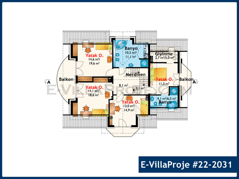 Model 22-2031 — 243 m², 2 Kat thumbnail 3