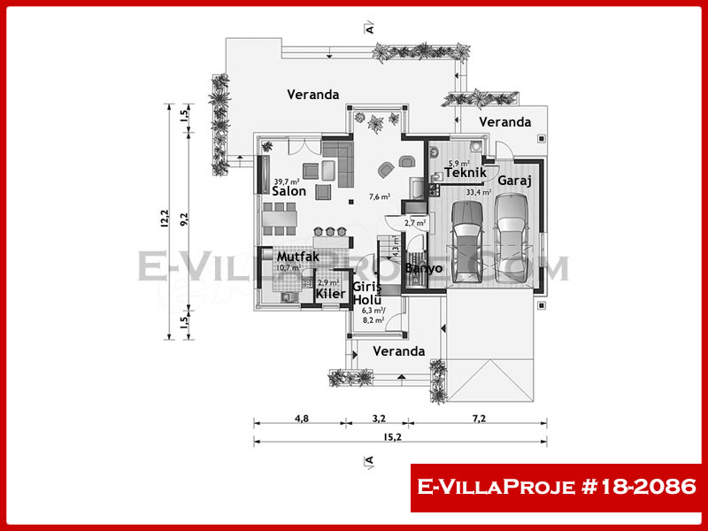 Model 18-2086 — 244 m², 2 storeys thumbnail 2