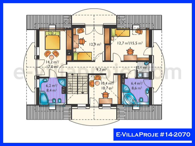 Model 14-2070 — 248 m², 2 Kat thumbnail 3
