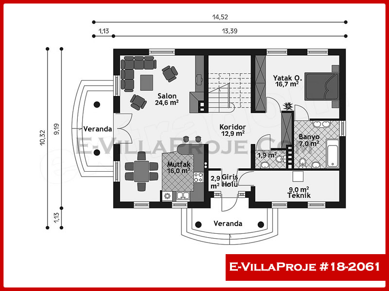 Model 18-2061 — 249 m², 2 Kat thumbnail 2