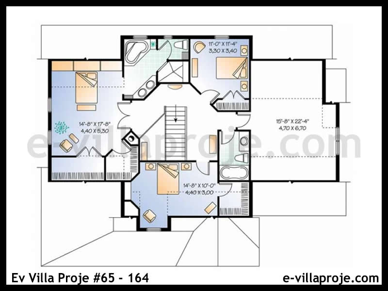 Modell 65-164 — 249 m², 2 Geschosse thumbnail 3