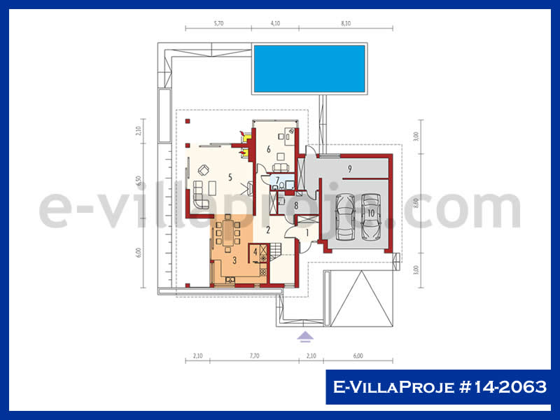 Modell 14-2063 — 249 m², 2 Geschosse thumbnail 2