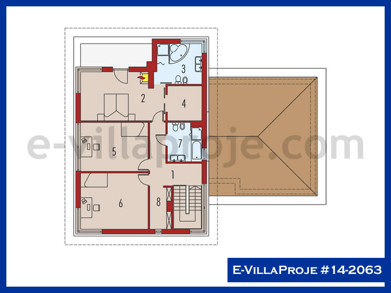 Modell 14-2063 — 249 m², 2 Geschosse thumbnail 3