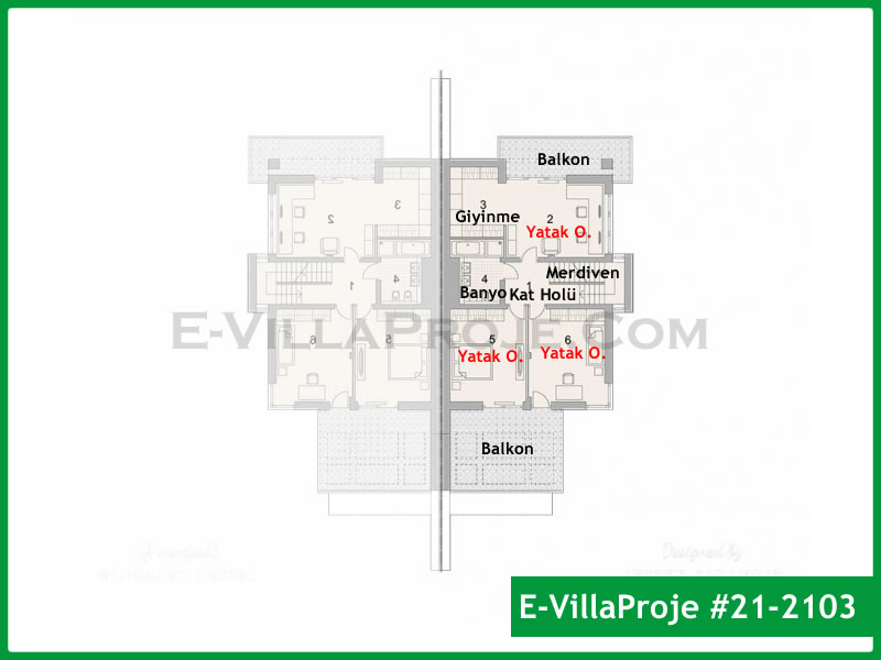 Model 21-2103 — 249 m², 3 storeys thumbnail 3
