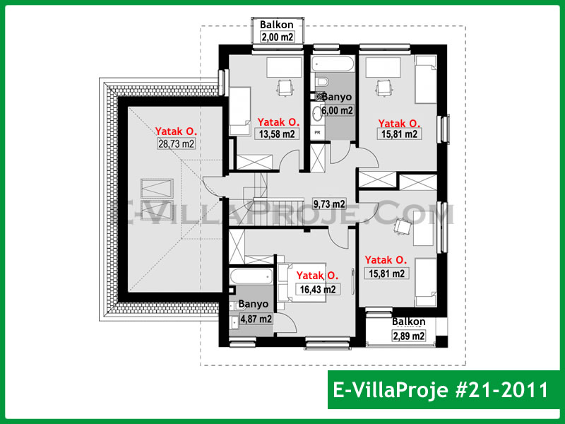 Model 21-2011 — 250 m², 2 Kat thumbnail 3
